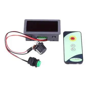 

1Pcs Motor Speed Controller 6V 12V 24V PWM DC Motor Speed Regulator Digital Display with IR Remote Controller