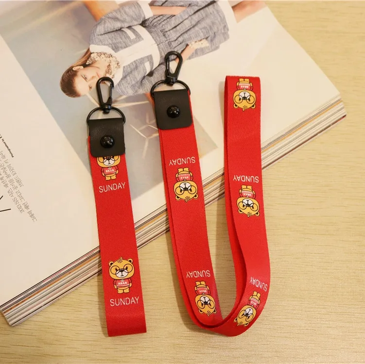 Sunday Wear Glasses Bear Webbing New Style Cartoon Animation Phone Case Keychain Handmade DIY Accessory Material