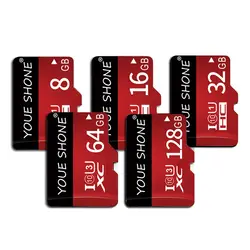 Micro sd карта 8 ГБ 16 ГБ 32 ГБ SDHC карта памяти Высокоскоростная Флешка карта 64 Гб 128 ГБ SDXC флэш sd карта для смартфона + розничная упаковка