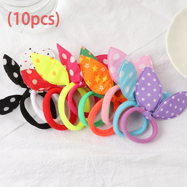 Nouveau 90 pcs/lot bandes de cheveux fille couleur bonbon élastique  élastique bande de cheveux enfant bébé bandeau Chouchou cheveux accessoires  pour cheveux 