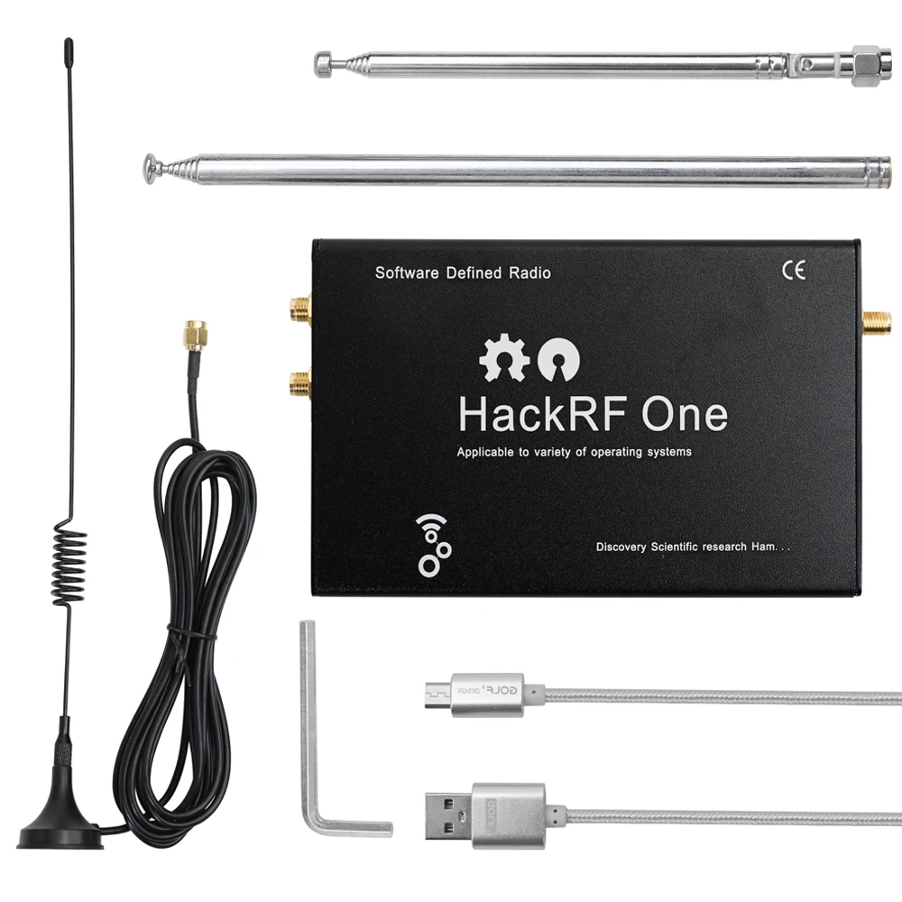 HackRF один RTL 1 МГц до 6 ГГц 8 бит квадратурная РЧ система программное обеспечение