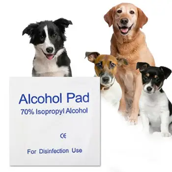 

20/30pcs Pet Disposable Wet Wipes Sterilization Disinfection Tablets Cats And Dogs Small Wound Disinfection Cotton Pad