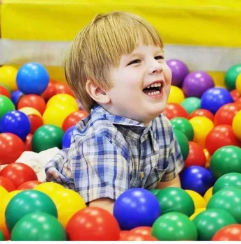 

100pcs Baby Toys Colors Plastic Ball Eco-Friendly Ocean Balls For Kids 5.5cm Water Pool Swim Pit Play House Outdoors Tents Toy