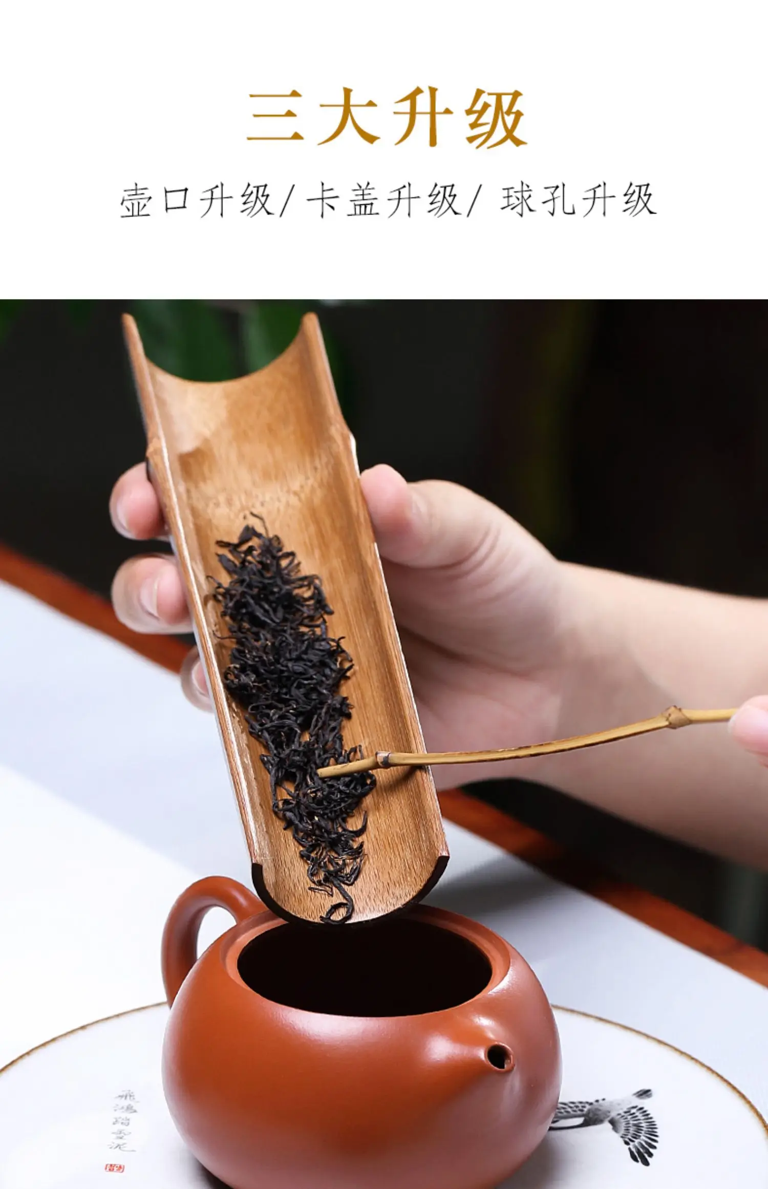 Yixing bule para chá roxo feito à