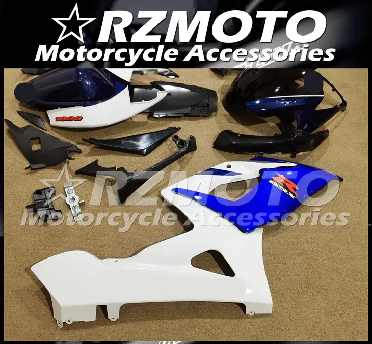 ABS мотоцикл обтекатель комплект для SUZUKI GSXR1000 K5 2005-06 год кузов литья под давлением Магазин № 1055