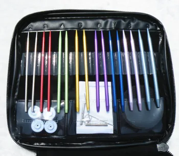 

SKC High-Grade Knitting Kit Knitting Needle Circular Crochet Loop Rubber Wires Tool Sticker Set 2.75mm-10mm Detachable Ring