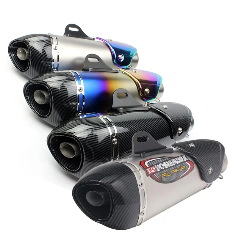 51Mm Moto Rcycle Per Yoshimura Marmitta Marmitta Moto Rbike Con Db Killer Pitbike Tmax Xmax Sv650 Vespa Gts Scarico Moto 125