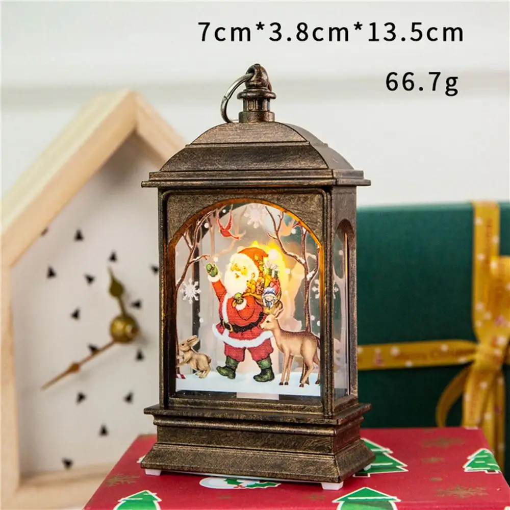 Xmas Light 6 Taoup Merry Christmas светодиодный светильник Санта Клаус Noel Подвески Висячие украшения Рождественское украшение для дома Рождественский акриловый светодиодный светильник - Цвет: Xmas Light 6