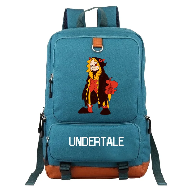 Undertale рюкзак Sans студенческий школьный рюкзак, сумка для книг подростков плечи пакет сумка компьютер дорожные сумки