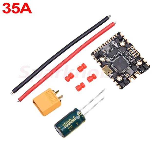 Upgraded JHEMCU GHF420AIO 20A 35A 4in1 Brushless ESC F4 OSD FC Flight Controller BLheli_S 2-6S Speed Controller Toothpick FPV RC