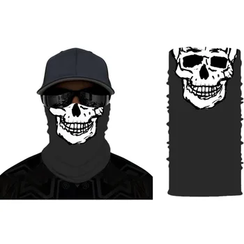 

Skull Outdoor Riding Line Scarf Washable Magic Seamless Mask Sun Protective Mask Skull Bandana Face Mask Fashion Mouth Face Mask