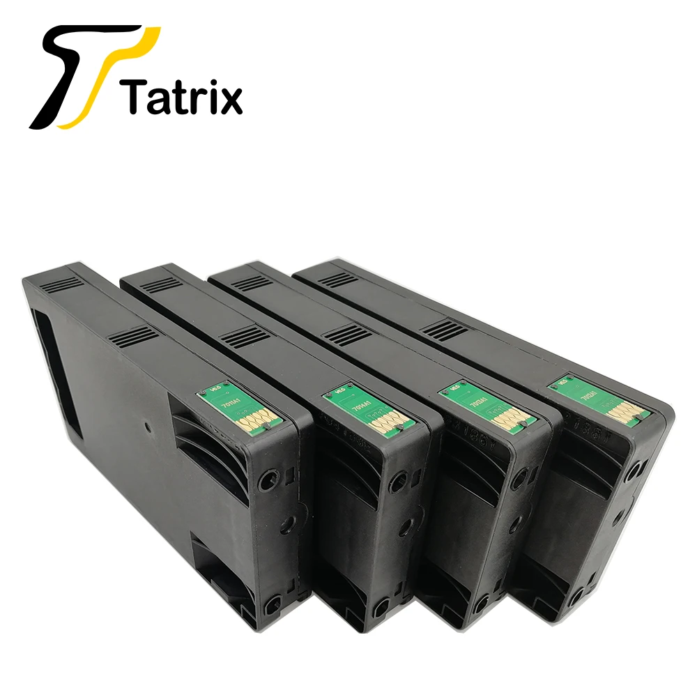 Tatrix 4PK для Epson T7011 T7012 T7013 T7014 патрон чернил принтера WP 4000 4015DN 4095DN 4500 4515DN