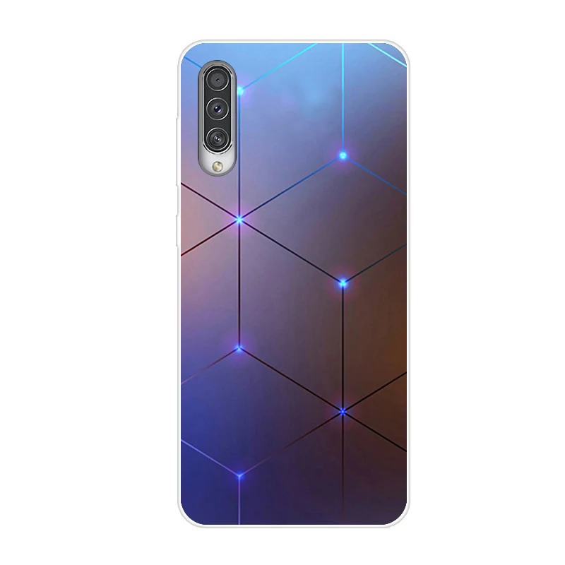 D 6,4 ''для samsung A50 чехол силиконовый мягкий ТПУ чехол для телефона для Coque samsung Galaxy A50s A30S чехол A505F A505 A 50 - Цвет: Небесно-голубой