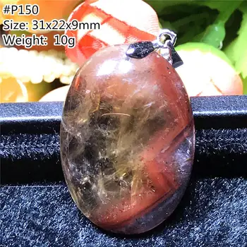 

Natural Red Auralite 23 Pendant For Women Lady Man Canada Oval Crystal Healing Beads Reiki Silver Energy Gemstone Jewelry AAAAA