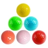 practice golf balls 6 color new ball for golfer gift golf accessories ads standad ball wholesale for Indoor Outdoor Novelty 1pc ► Photo 2/6