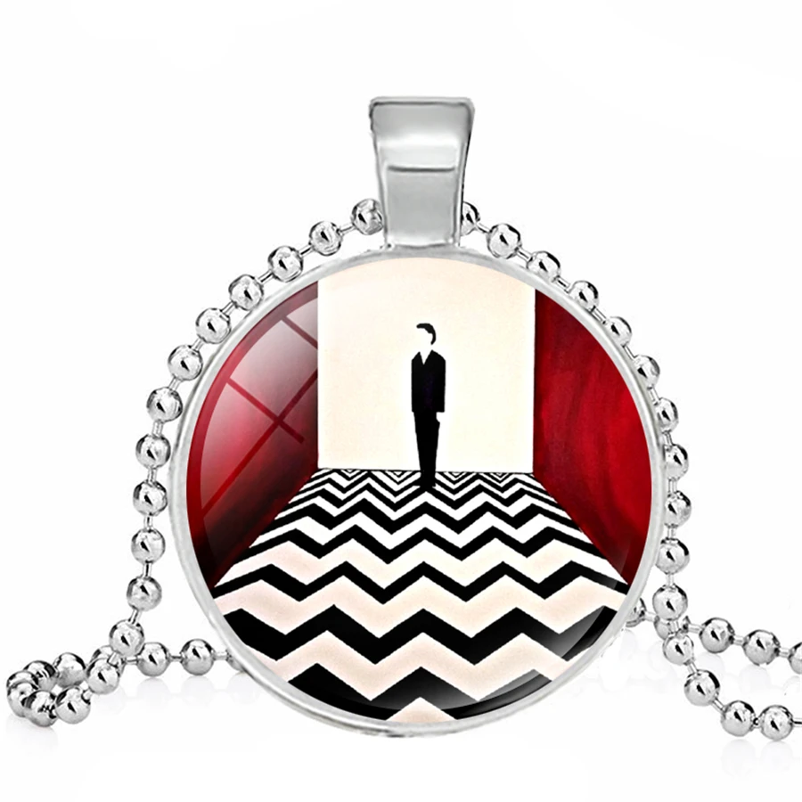 Твин Пикс ожерелье книжный дом для мальчиков Стекло Фото Кулон ювелирные изделия