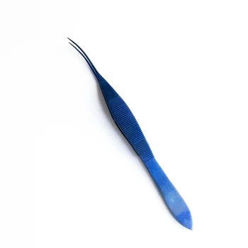 

Titanium alloy 102mm Curved Tying Forcep ophthalmic surgical instruments