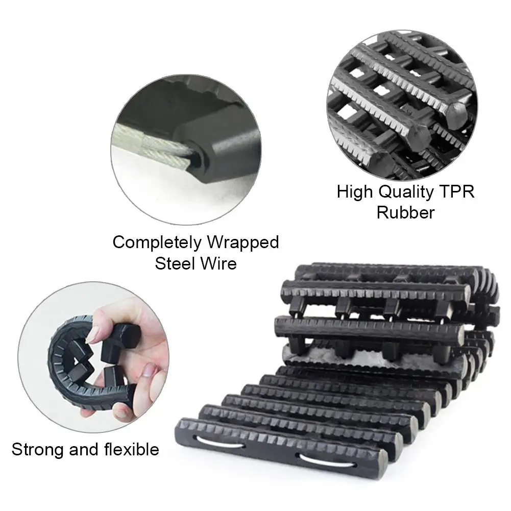 Универсальный автомобильный сцепление треков Тяговый коврик восстановление тяги коврик портативный аварийный трек шин лестница для льда снег песок внедорожный