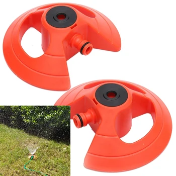 

Garden Farm Lawn Watering Irrigation Sprinkler System 3 Arm Rotary 360 Degree