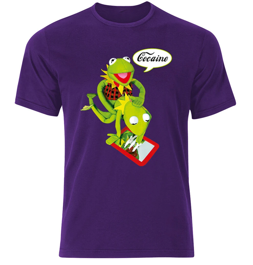 Вечерние футболки Kermit Cocain с надписью Like A Boss Fan Размеры S-Xxl новые тренды | Мужская