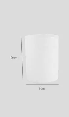 round white Многофункциональный настольный держатель для ручек с 4 Сетками, чехол для хранения для офиса и школы, пластиковая коробка, настольный карандаш ручка, органайзер pf92606543 - Цвет: round white