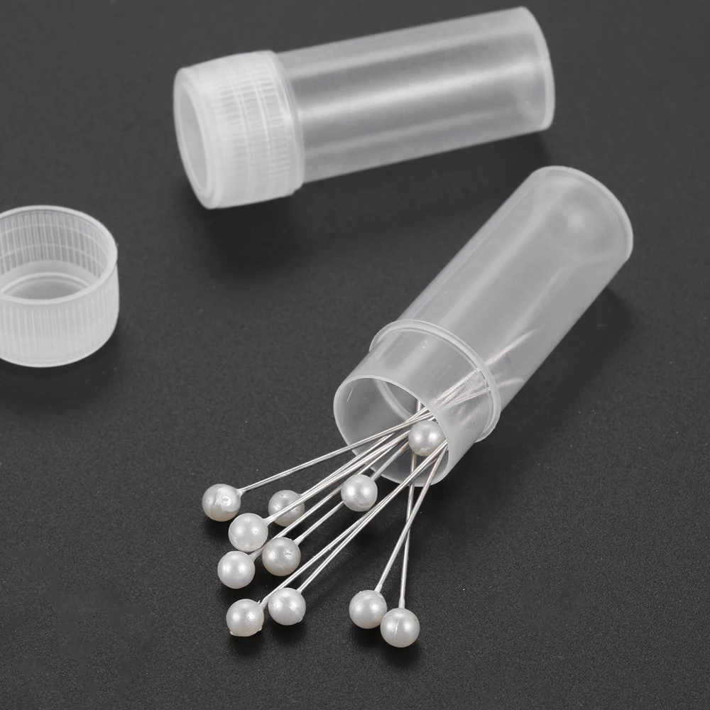 10pcs Clear Bottles Sewing Felting Needle Container Holder Plastic