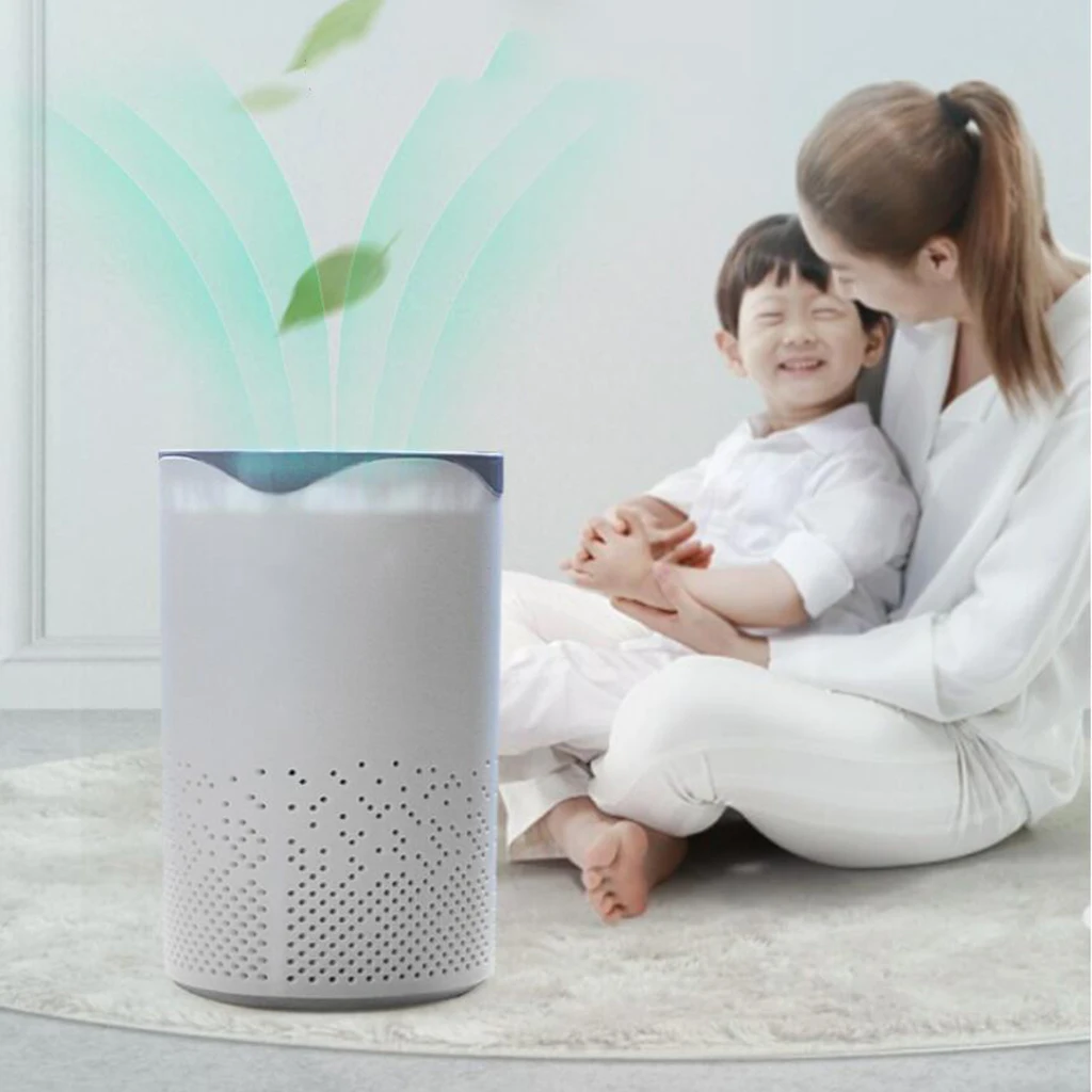 Air Purifier with Carbon Filter UV Light Sterilization Odor  Remover