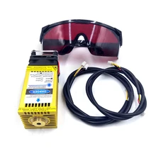 Cabezal de grabado y corte láser, enfoque de luz azul, impresión ranurada de 15w, artesanía en madera, fabricación de Metal, 40mm