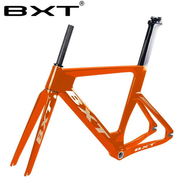 $US $453.60 New full carbon track frame Carbon 700C track bike bicycle frameset with Fork seatpost carbon fixed