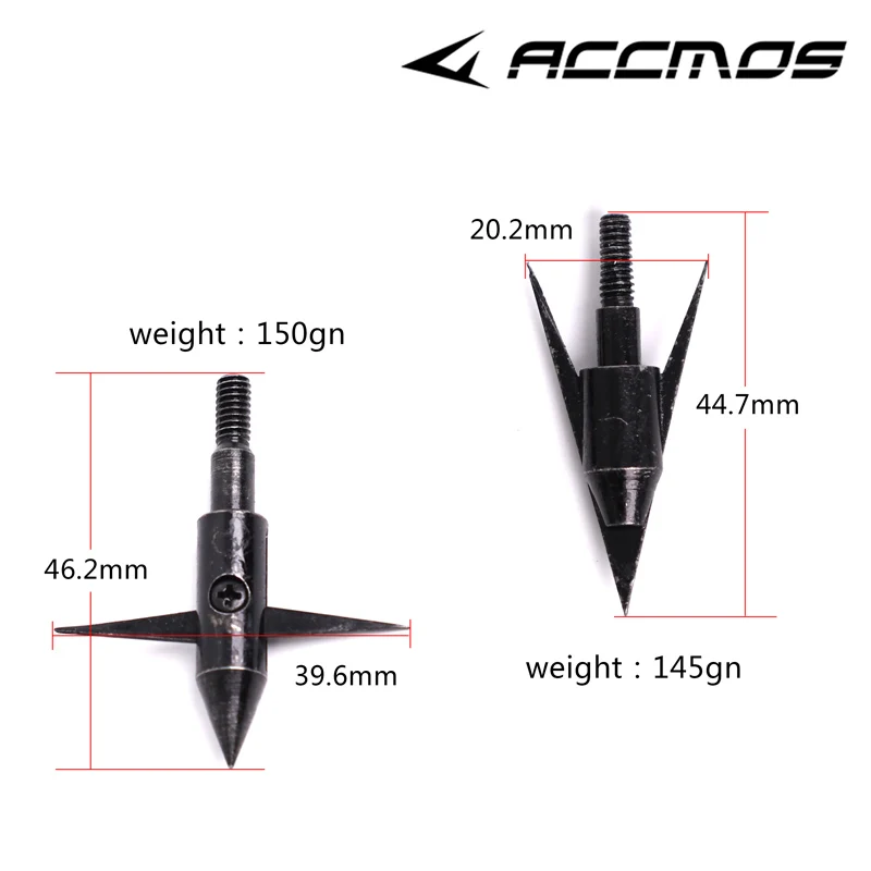 Black Archery Fish Bow Hunting Arrow Tips Boardhead Archery Arrowhead  Points Hunting Beast Arrow Head Fishing Accessory