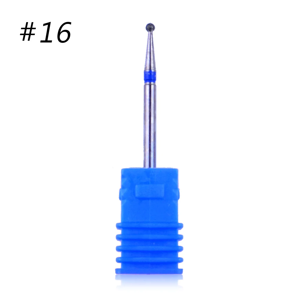 16 20 Types Milling Cutter For Manicure Diamond Nail Drill Bits Rotate Burr Electric Nail Drill Pedicure Remove Tool Accessory - Цвет: 16