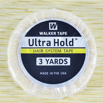 

Hot Sale 1 Rolls 1.4cm Super Hair Ultra Hold Double-Sided Adhesive Tape For Hair Extension/Lace Wig/Toupee Adhesive Tape