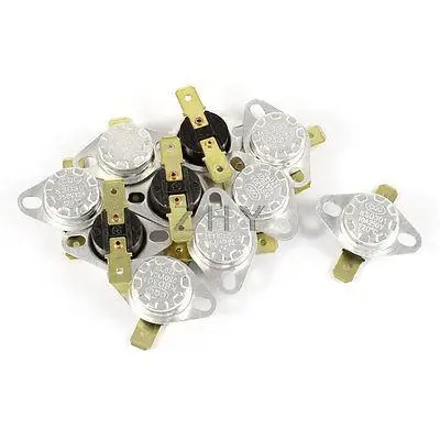 

10 Pcs KSD301 250V 10A 120 Celsius Normal Close Temperature Controlled Switch