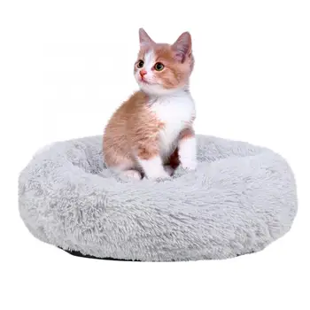 

Winter Dog Bed Mat Round Soft Comfortable Warm Plush Moistureproof Pet Small Dog Cat Bed Mat Cushion Pet Blanket Sleeping Bed