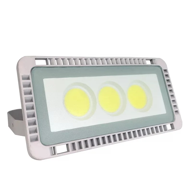 white Rectangular LED Flood Light 50W/100W/150W Ultra-thin AC 220V COB Advertising Light IP67 Outdoor Waterproof Spotlight - Испускаемый цвет: white