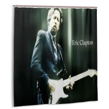 

Eric Clapton Shower Curtain with Hooks bathroom Waterproof Polyester Fabric