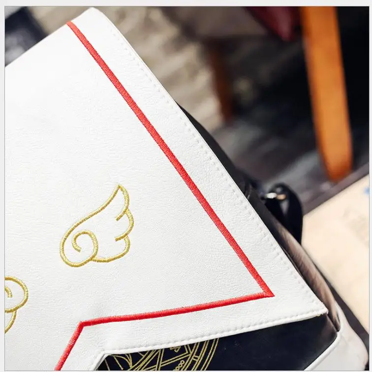 Sailor moon wing рюкзак с принтом «Аниме Косплей» Cardcaptor Sakura Card captor Sakura школьный рюкзак с двойной пряжкой на ремне дорожные сумки