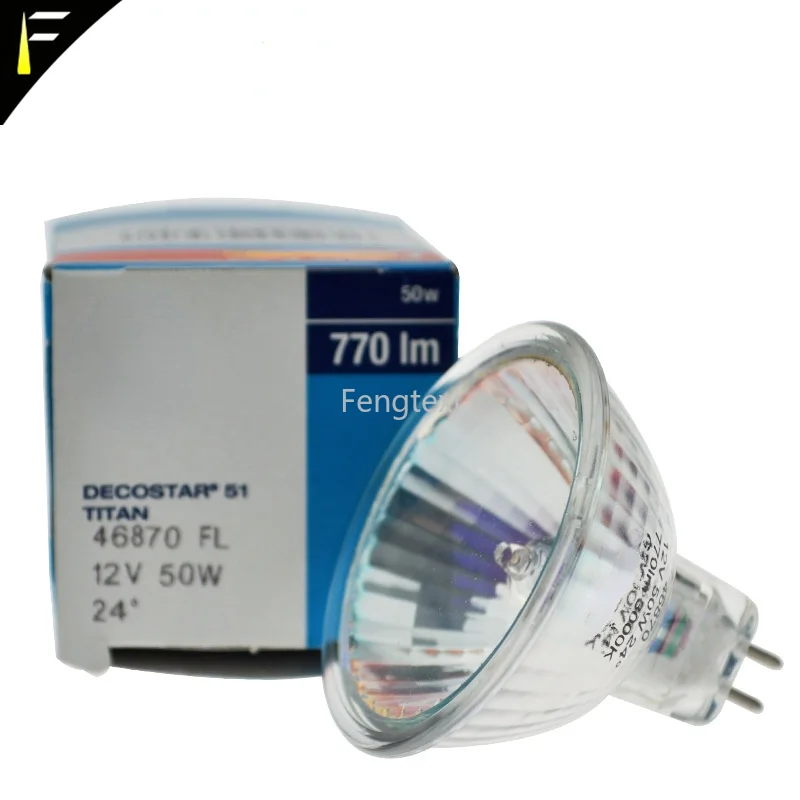 44870FL 46870SP 12V50W MR16 Bulb Track Spotlight Halogen Quartz Lamp