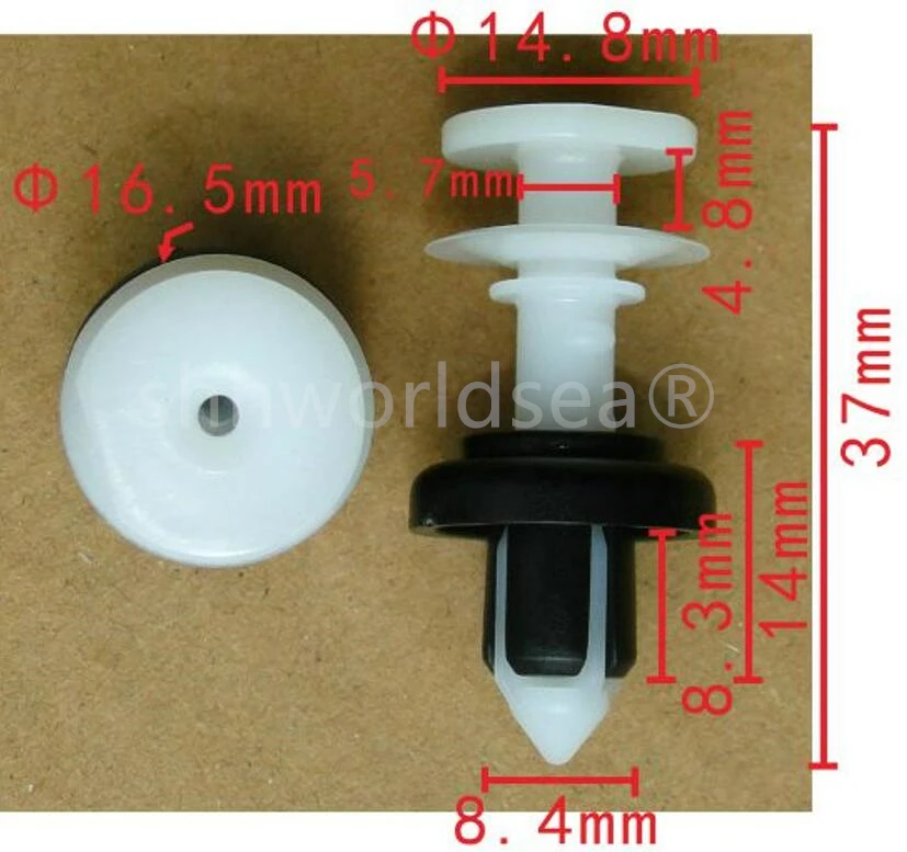 ホンダ91561-sjd-003用shhworldsea自動クリップドアabcピラー