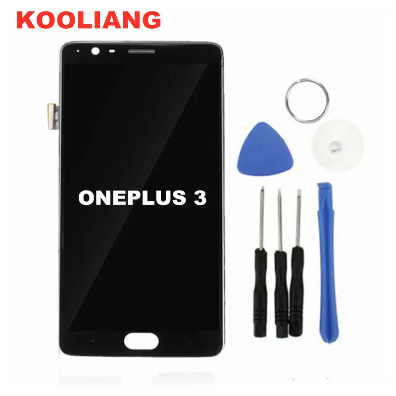

For 5.5"Oneplus three A3000 A3003 Oneplus 3 LCD Display Digitizer Touch Panel Screen Assembly+TOOLS