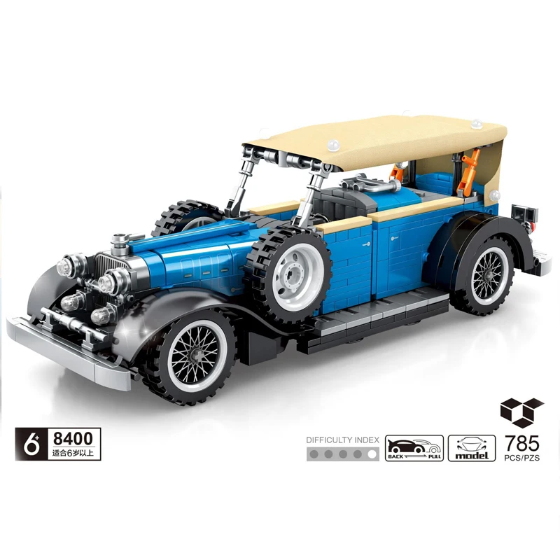 Moc Technic скоростной автомобиль чемпион строительные блоки город внедорожник