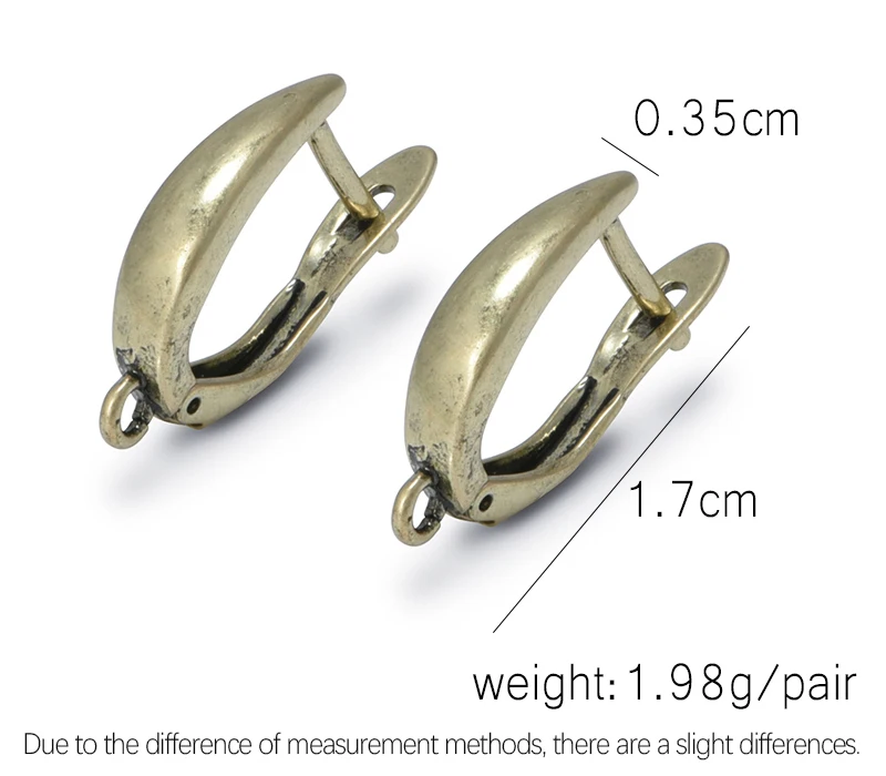 Bronze Musiknote Ohrringe Erkenntnisse für DIY Schmuck Ohrring Haken Zubehör für Schmuck handgemachte Herstellung Zubehör – Detail 8