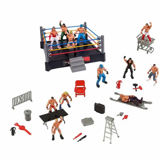 Complete Mini Wrestling Toys Wrestler 