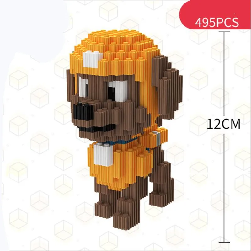Лапа алмазной гранулы patroled собака дети творческие головоломки diy игрушка с игрушечными блоками для снятия стресса - Цвет: JiMu-cheng