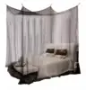 Zerodis Mosquito Net Black White For Double Four Corner Bed  Post Bed Canopy Mosquito Net Full Queen King Size Bedding ► Photo 1/6