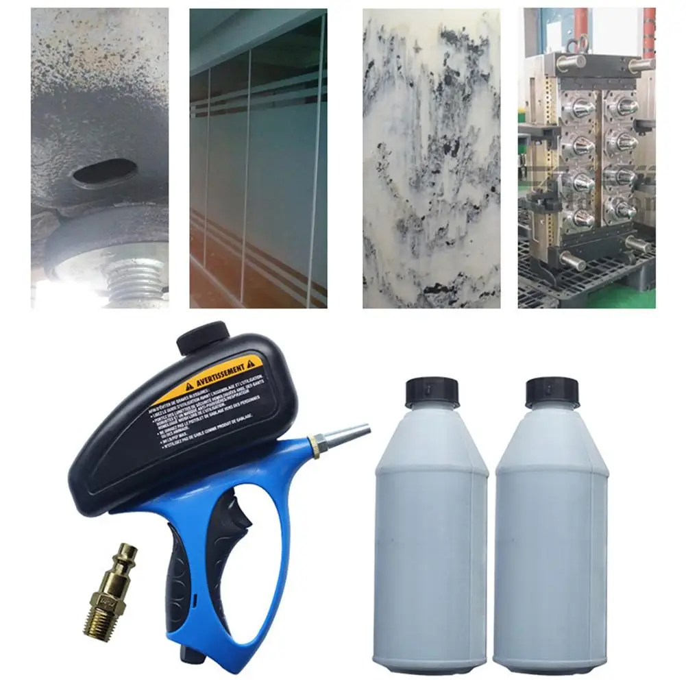  Anti-rust Sandblaster Air Compressed Glass Tombstone Sandblasting Machine with Small Nozzle #35