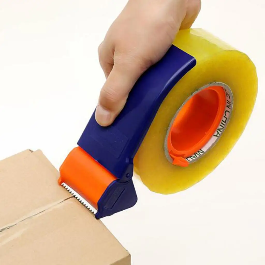 Sealing Packing Roll Tape Cutter Dispenser Sealing Tape Holder Packaging Parcel 60mm Width Manual Packing Machine Practical Tool
