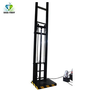 

Outdoor and indoor good vertical rail freight elevator platform