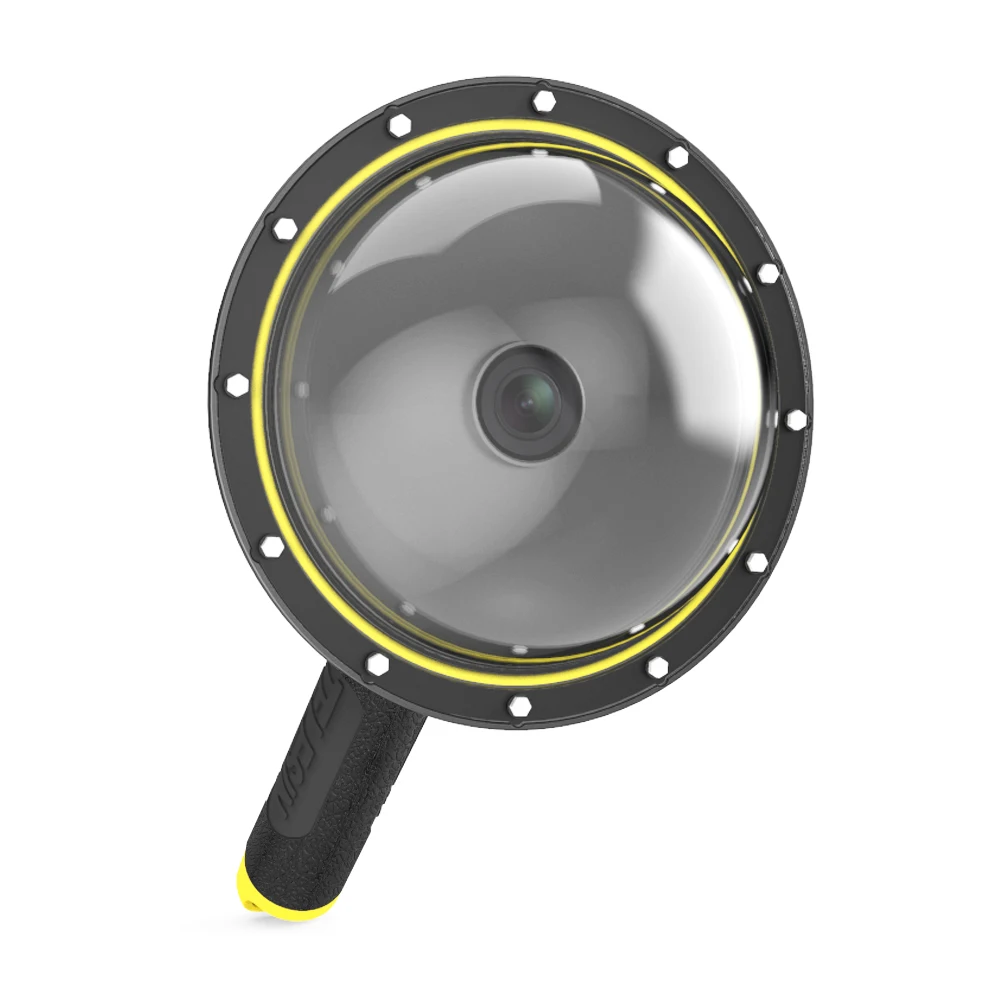 

Waterproof Dome Port Diving Housing Case With Floating Handle For DJI Osmo Action Lens Camera Accessories