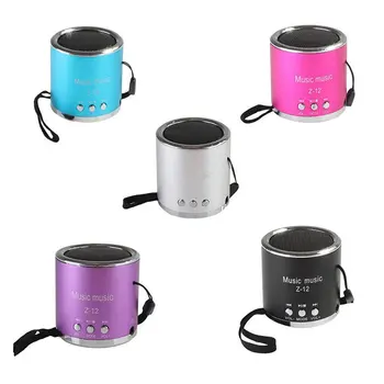 

Card Small Speaker Small Steel Cannon Outdoor Sports Audio Small Cylindrical Radio Mini Fashion Portable Universal